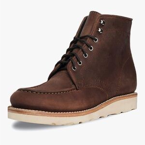 Thursday Boot Company Men's Diplomat Moc Toe Leather Boot - Arizona Adobe - 11